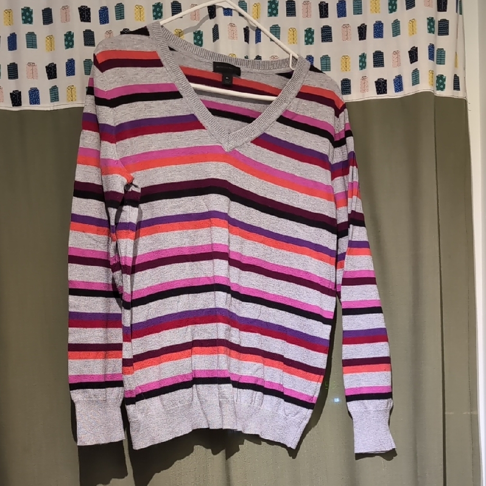Colorful Striped Sweater